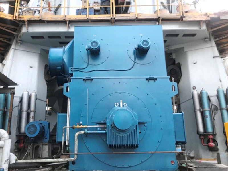 明騰電機(jī)獨(dú)立自主研發(fā)的5.3MW高壓永磁電動(dòng)機(jī)成功投入使用